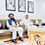 د افغانستان ا.ا. سفیر د اماراتو د لوړو زده کړو له مرستیال وزیر سره وکتل